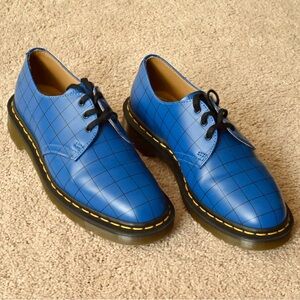 Blue Dr. Marten 1461 Undercover Smooth Leather Oxford Shoes Made in UK